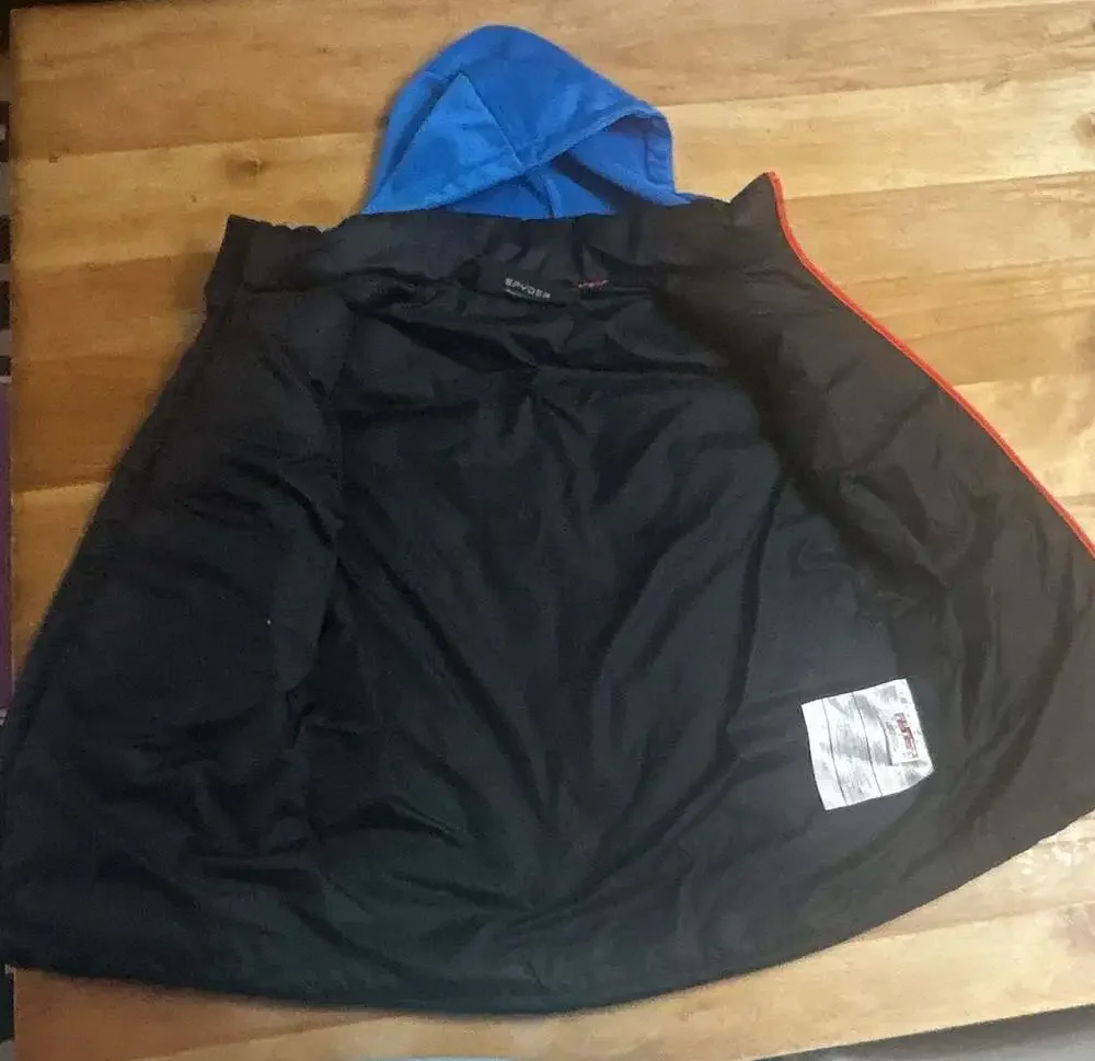 Spyder US ski team hooded puffer